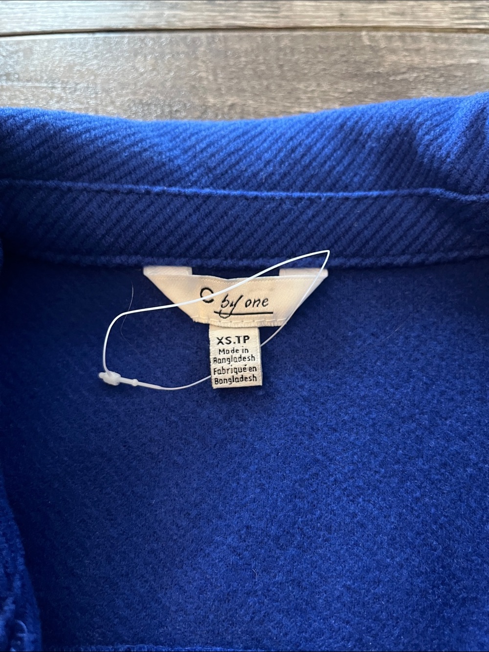 Thick Bright Blue Shacket - Picture 2 of 4